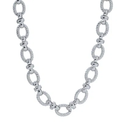 LEEADA JEWELRY WOMEN'S GLO NECKLACE - SILVER