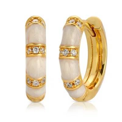 LEEADA JEWELRY WOMEN'S PINK LAMILL HUGGIES - BLUSH