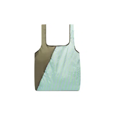 LEFRIK WOMEN'S BLUE / GREEN OFFCUT BAG OLIVE DREAM BLUE GREEN