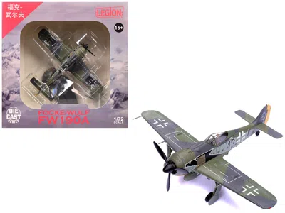LEGION FOCKE-WULF FW 190A AIRCRAFT "BLACK 13 8./JG 2 RICHTHOFEN FRANCE" (1943) GERMAN LUFTWAFFE 1/72 DIECAS