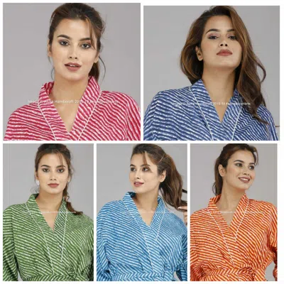 LEHERIYA INDIAN DAMEN BLUMENMUSTER NACHTWÄSCHE BAUMWOLLE LEHERIYA NACHT KLEIDUNG KLEID