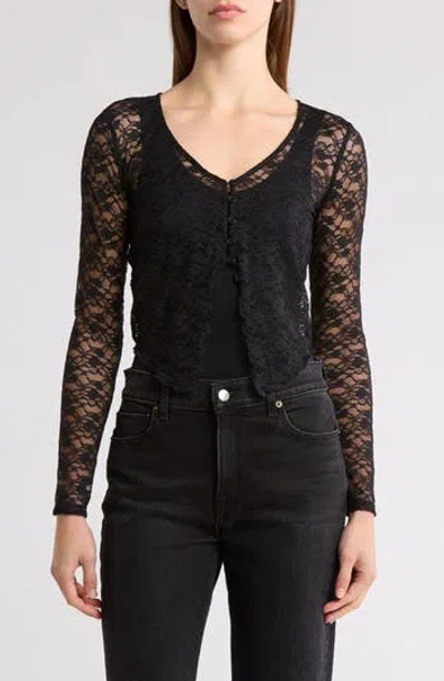 LEITH LEITH LACE CARDIGAN