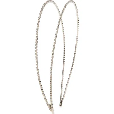 LELET NY LELET NY VERA DOUBLE ROW CRYSTAL EMBELLISHED HEADBAND