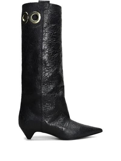 LELLA BALDI LEATHER BOOTS