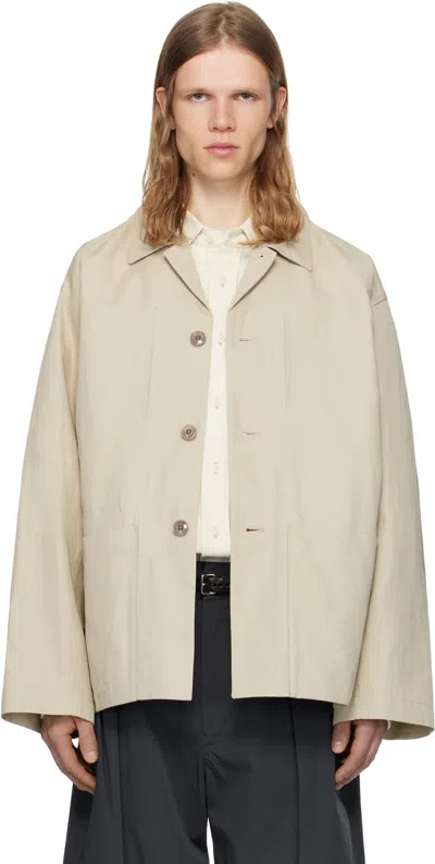 LEMAIRE BEIGE BOXY SB WORKWEAR JACKET