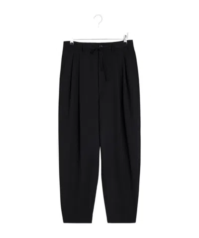 LEMAIRE LEMAIRE PLEATED DRAWSTRING TROUSERS