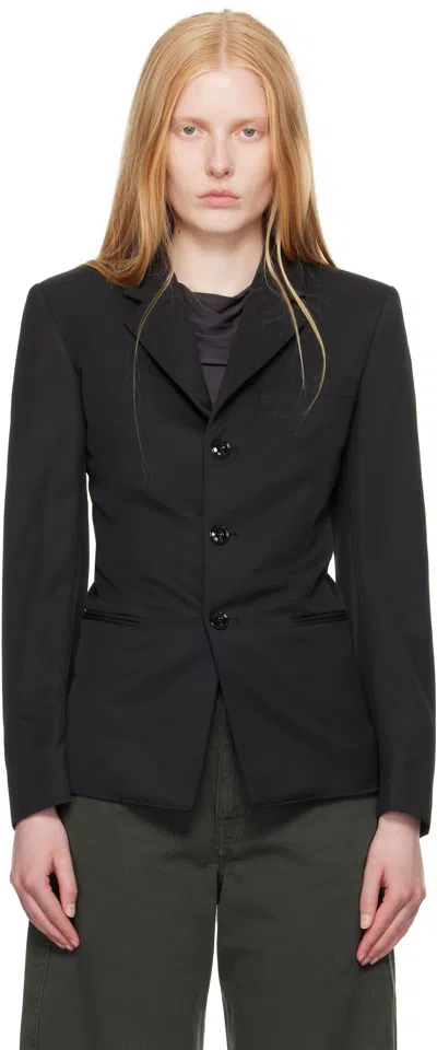 LEMAIRE GRAY COMPACT COTTON TWILL OVERCOAT