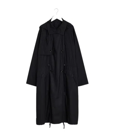 LEMAIRE LEMAIRE LIGHT HOODED TRENCH COAT