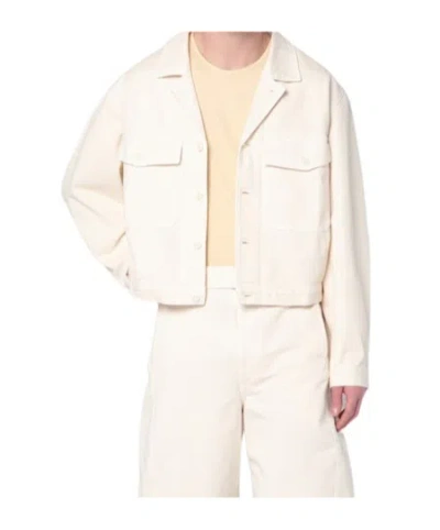 LEMAIRE LEMAIRE BUTTONED CROPPED DENIM JACKET