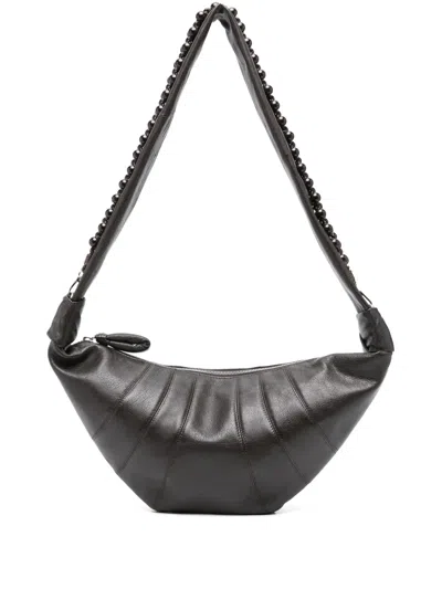 LEMAIRE MEDIUM PEARLS CROISSANT SHOULDER BAG