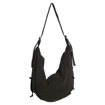 LEMAIRE LEMAIRE MEDIUM SOFT GAME BAG 'DARK CHOCOLATE'