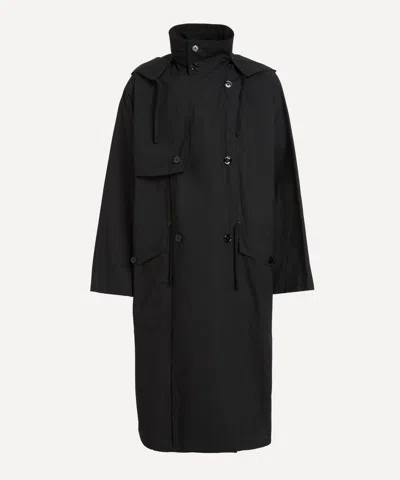 LEMAIRE LEMAIRE MENS LIGHT HOODED TRENCH COAT