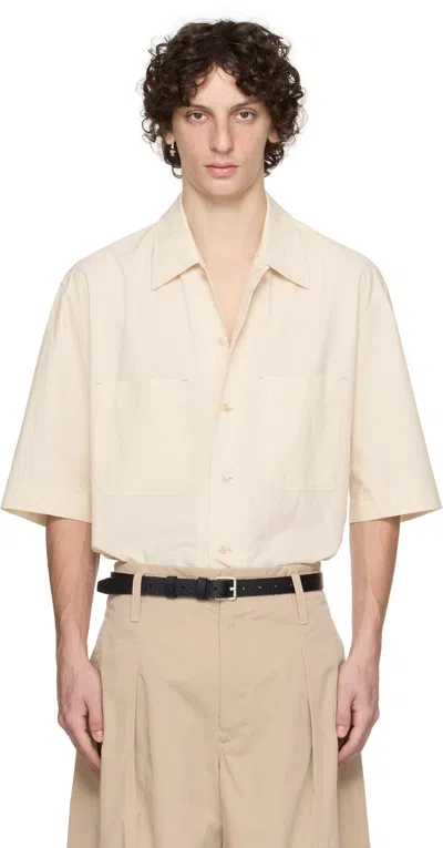 LEMAIRE OFF-WHITE 'CONVERTIBLE' SHIRT