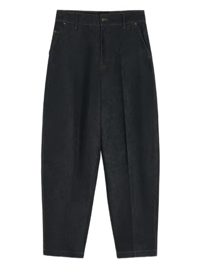 LEMAIRE MAXI BARREL PATCH-POCKETS TROUSERS