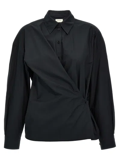 LEMAIRE STRAIGHT COLLAR TWISTED SHIRT