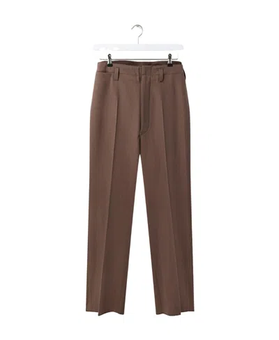 LEMAIRE LEMAIRE STRAIGHT LEG PLEATED TROUSERS
