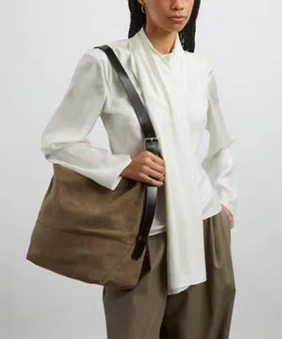 LEMAIRE LEMAIRE WOMEN'S BELTED TYE DYE HOBO BAG