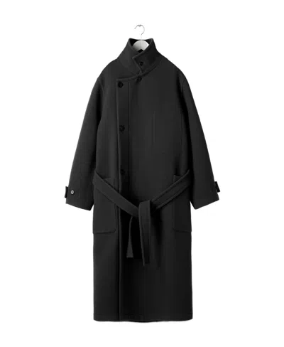 LEMAIRE LEMAIRE SINGLE-BREASTED WRAPPED COAT