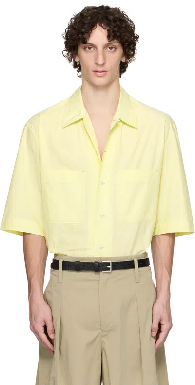 LEMAIRE YELLOW 'CONVERTIBLE' SHIRT