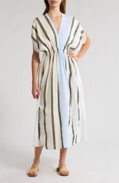 LEMLEM LEMLEM LEILA PLUNGE COVER-UP DRESS