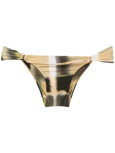LENNY NIEMEYER ABSTRACT-PRINT BIKINI BOTTOMS