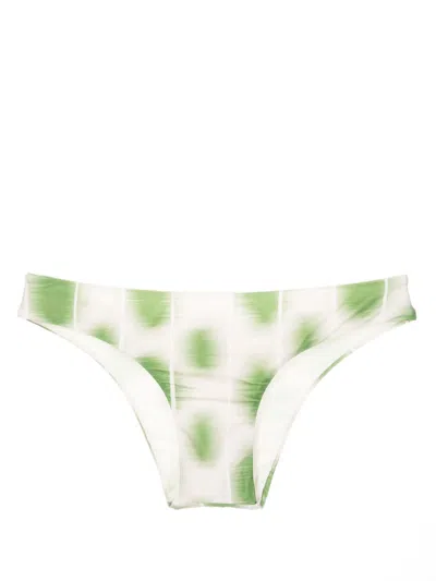 LENNY NIEMEYER ABSTRACT-PRINT FADED BIKINI BOTTOMS