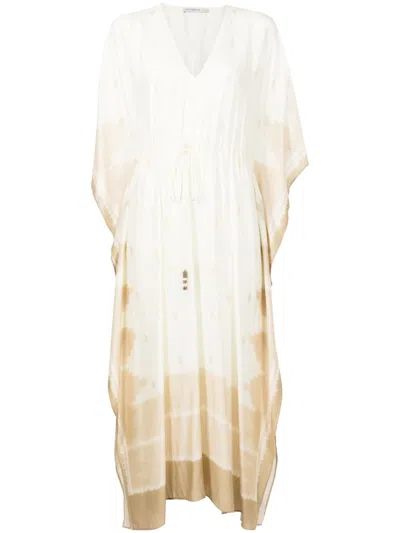 LENNY NIEMEYER IKAT-PATTERN FADED KAFTAN MIDI DRESS