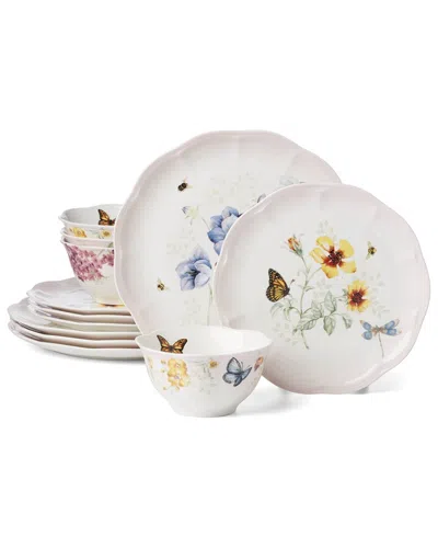 LENOX LENOX BUTTERFLY MEADOW OMBRE 12PC DINNERWARE SET