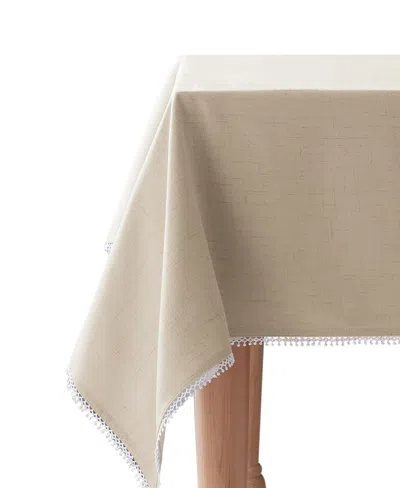 LENOX FRENCH PERLE TABLECLOTH, 52" X 70"