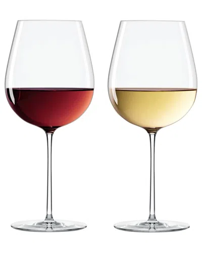 LENOX LENOX SET OF 2 SIGNATURE SERIES WARM REGION WINE GLASSES