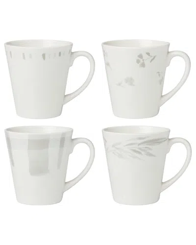 LENOX LENOX SET OF 4 OYSTER BAY ASSORTED MUGS