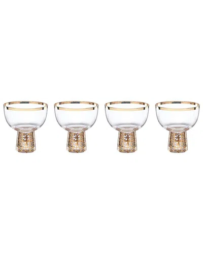LENOX LENOX SET OF 4 TUSCANY CLASSICS FROST COUPES