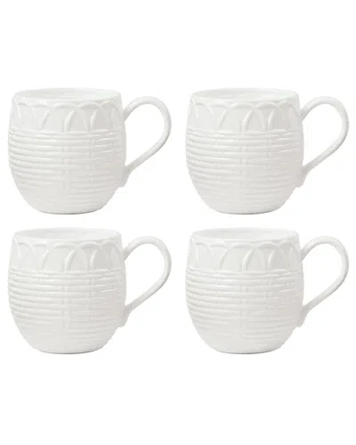 LENOX LENOX SET OF 4 WICKER CREEK MUGS