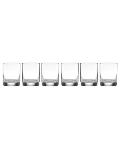 LENOX LENOX SET OF 6 TUSCANY CLASSICS CYLINDER DOUBLE OLD FASHIONED GLASSES