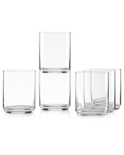 LENOX LENOX SET OF 6 TUSCANY CLASSICS STACKABLE TALL GLASSES