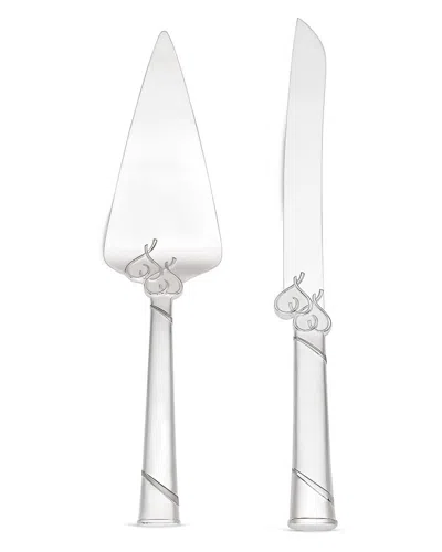 LENOX LENOX TRUE LOVE CAKE KNIFE & SERVER SET
