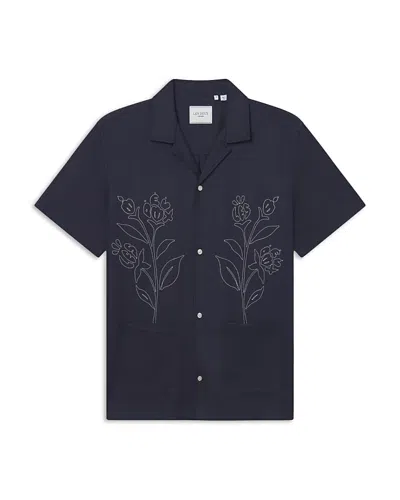 LES DEUX KINGSLEY FLORAL SHORT SLEEVE SHIRT