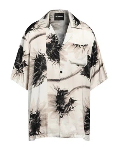 LES HOMMES LES HOMMES MAN SHIRT IVORY SIZE 44 VISCOSE