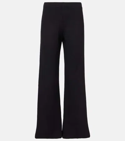 LESET RIO HIGH-RISE PONTE FLARED PANTS