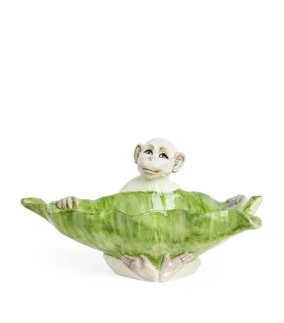 LES-OTTOMANS MONKEY LEAF DISH