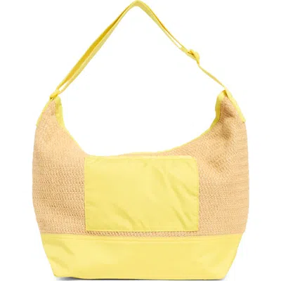 LESPORTSAC LESPORTSAC RAFFIA LARGE SHOULDER BAG