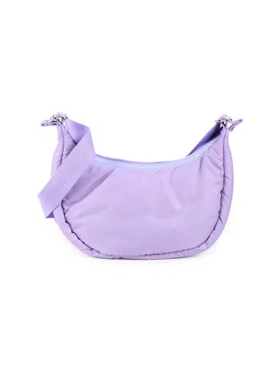 LESPORTSAC LESPORTSAC WOMEN'S MINI SHEEN CRESCENT SHOULDER BAG