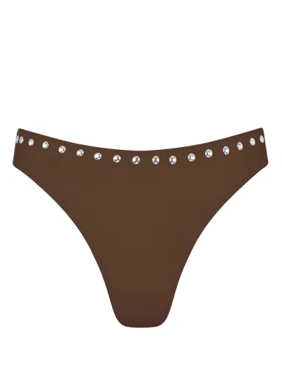 LET'S SWIM STUDDED BIKINI BOTTOMS