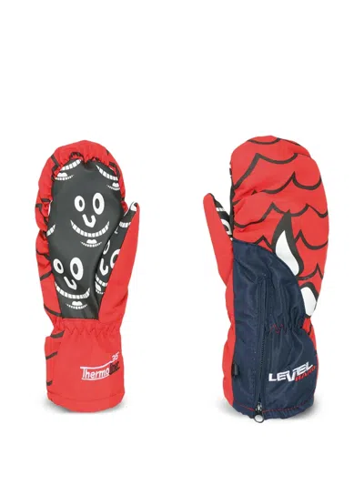 LEVEL GRAPHIC-PRINT GLOVES