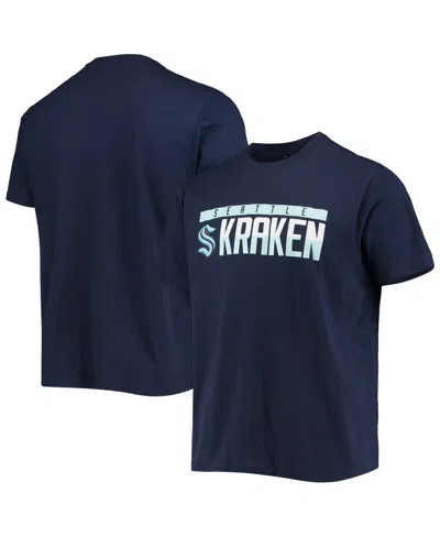 LEVELWEAR MEN'S LEVELWEAR NAVY SEATTLE KRAKEN RICHMOND WORDMARK T-SHIRT