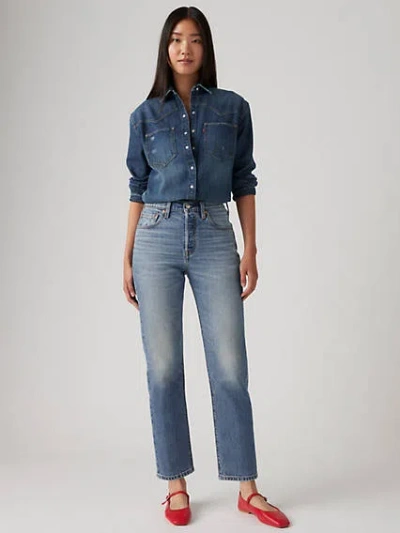 LEVI'S 501 CROP JEANS