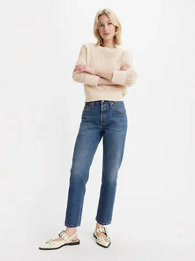 LEVI'S 501 ORIGINAL LIGHTWEIGHT CROPPED JEANS