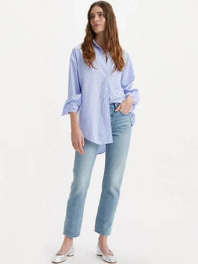 LEVI'S 501 ORIGINAL LIGHTWEIGHT CROPPED JEANS