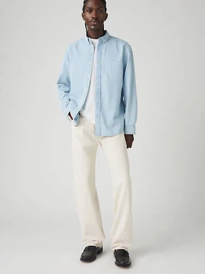 LEVI'S 555 RELAXED STRAIGHT LIGHTWEIGHT LINEN+ DENIM JEANS