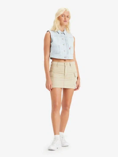 LEVI'S '94 CARGO TWILL MINI SKIRT